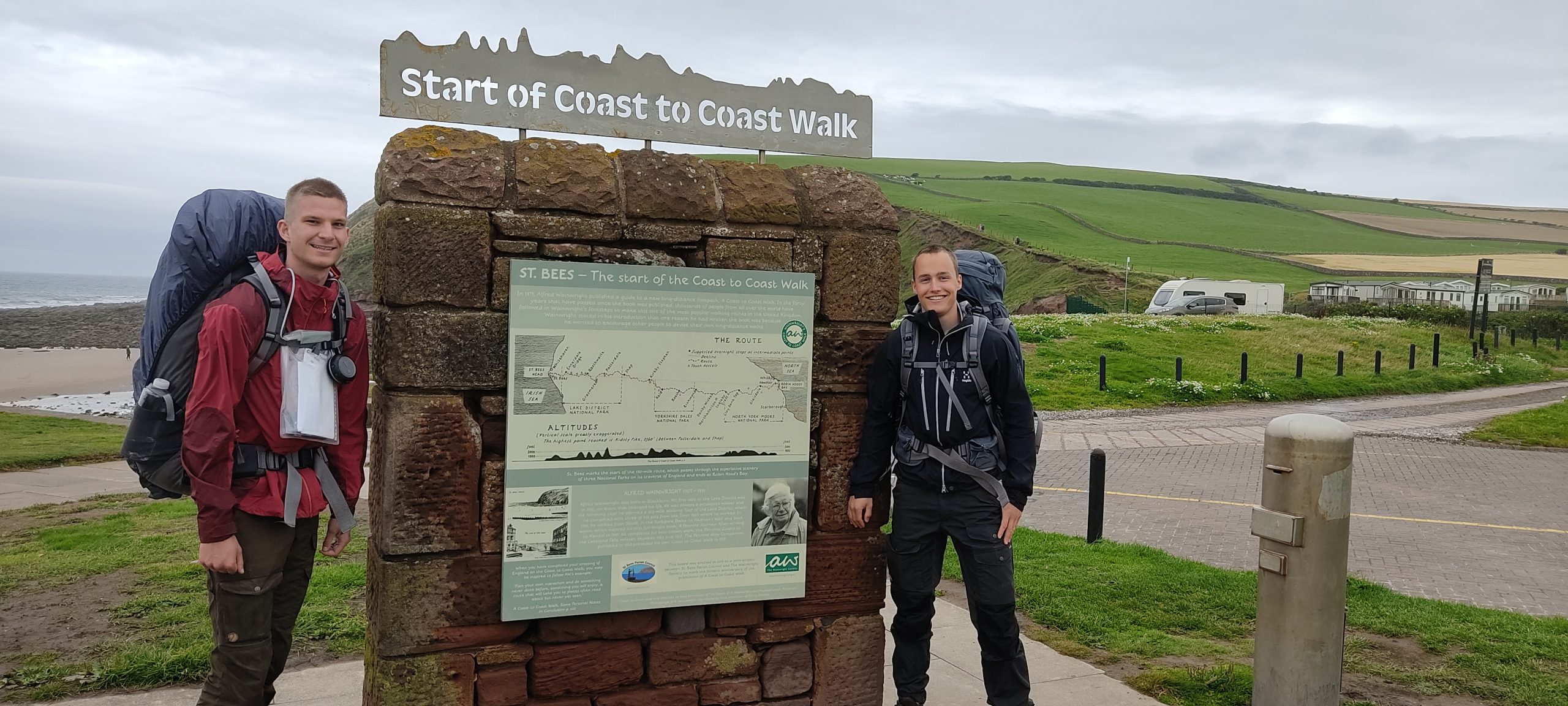 Het officiële beginpunt